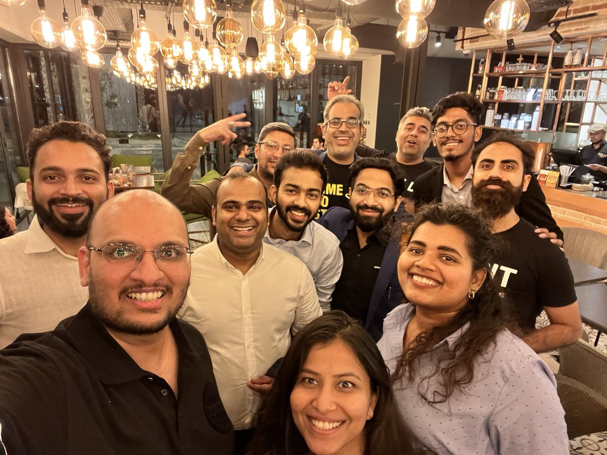 Game changers in a single frame! 🔥

Builders, investors, enablers - let's make the world a better place for every one!

@itsraviranjan <a href="/KathpaliaAditya/">Aditya Kathpalia</a>
<a href="/peekay_priya/">Priya Kanodia🧘🏻‍♀️</a> <a href="/Saurabverismart/">Saurabh-Verismart</a> <a href="/Sri_Hxor/">Sriram</a> <a href="/munishkdhiman/">Munish Dhiman</a> <a href="/ClarisMichael1/">Claris Michael</a>