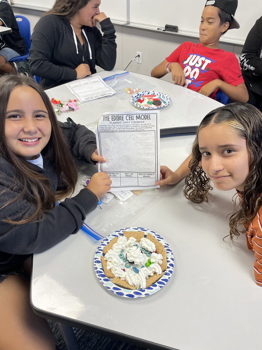 SingerinSixth's tweet photo. Edible cells in rooms 102 and 103 to demonstrate understanding of cell organelles and their functions. @FlyingHillsFAME #ThisIsUsFHSA https://t.co/zylHnjOOAa