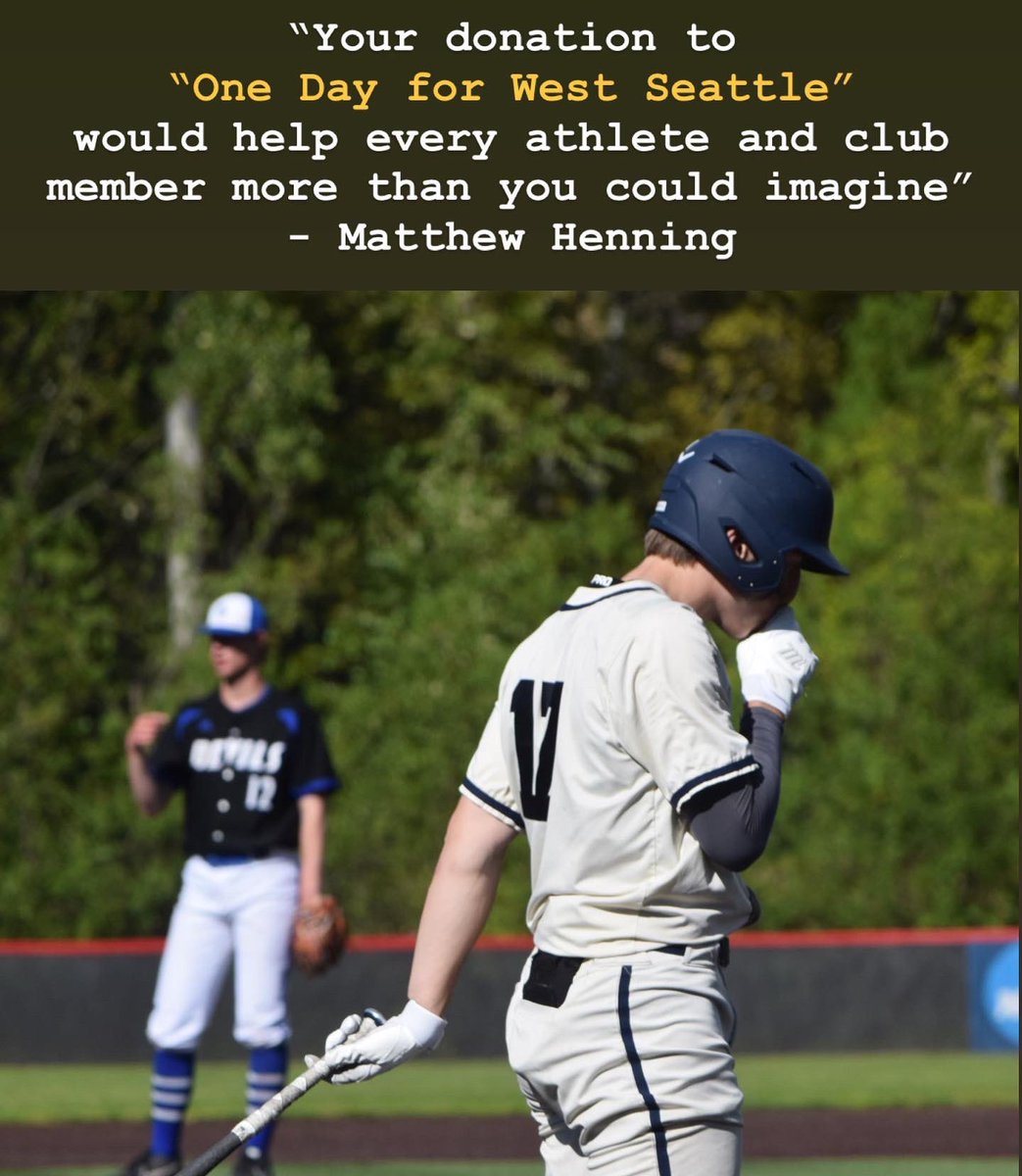 Student Stories: Matthew Henning
“One Day for West Seattle”
Friday, October 7th
Donation link in Bio! 😼🐾
#WestSeattle #GoWildcats #BleedBlue #noplacelikewestseattle <a href="/westseattleblog/">West Seattle Blog</a> <a href="/WSSportsBlog/">Westside Sports Blog</a> <a href="/matthewhennin/">Matthew Henning</a>