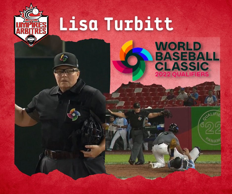Congratulation to Lisa Turbitt on her assignment at the WBC qualifier in Panama. She is the first woman to reach such a high level.
Félicitations à Lisa Turbitt qui arbitre au tournoi de qualification de la Classique mondiale. Elle est la première femme à atteindre un tel niveau.