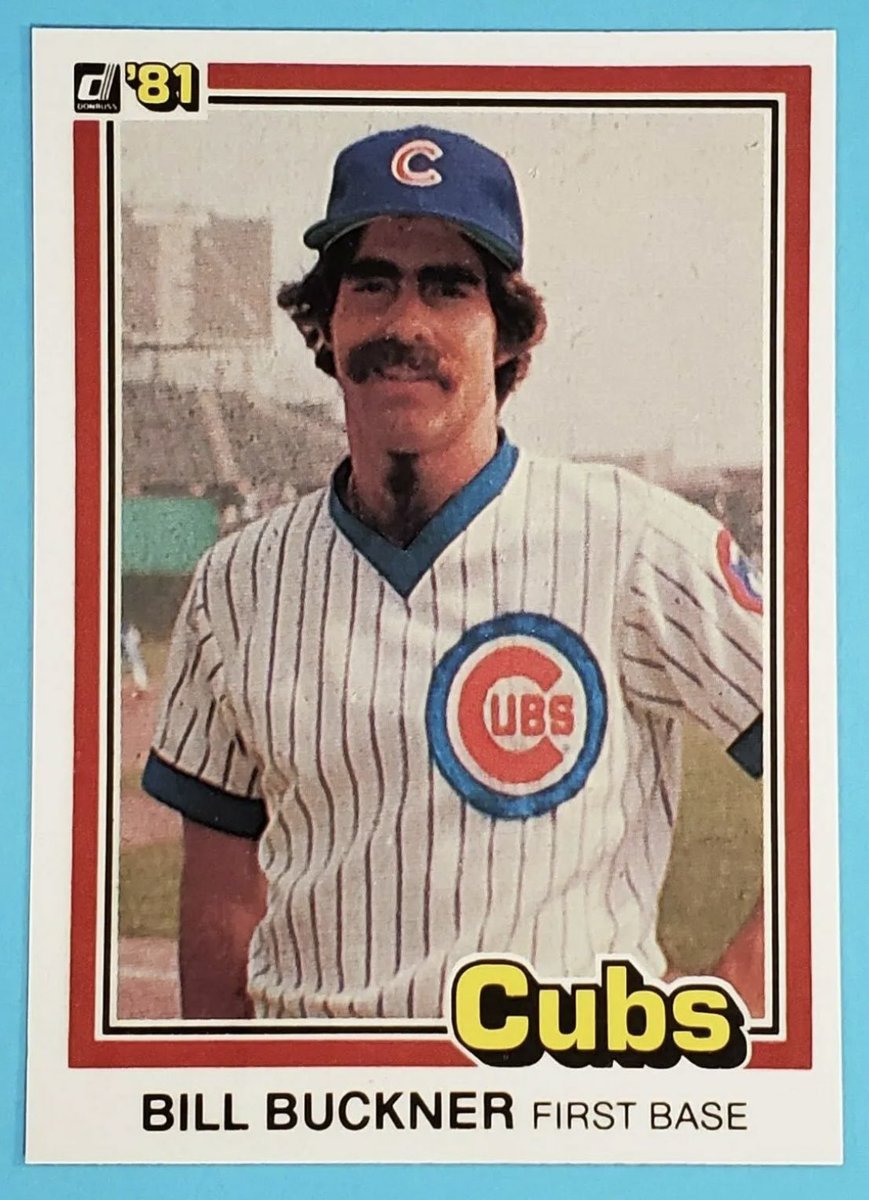 Bill Buckner's mustache was so legendary he kept two spares on his forehead and a third on his neck.