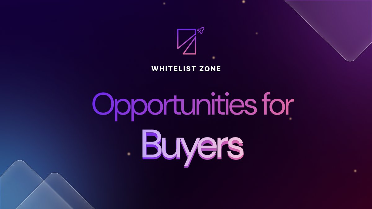 wzone_io's tweet photo. Who are the Buyers?

• Anyone who was NOT whitelisted for certain #crypto projects but who wants in #investing in it

• Anyone who wants to participate in #IDO in certain project and ability to buy #whitelist  is the only way to do this

• Anyone who wants to #resell whitelist https://t.co/UbqM9wyhXo