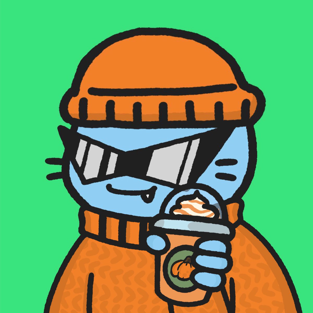 aBuzzedBee's tweet photo. 🍂Happy October 1st &amp; Coffee Day🍂

Made some cozy assets for the @coolcatsnft fam this morning so check out the thread to grab the pngs!
If you need help adding the images over your Cats, lmk via a comment.

Model Cat: @0xscottyb 💛 https://t.co/NNPT1voMtG