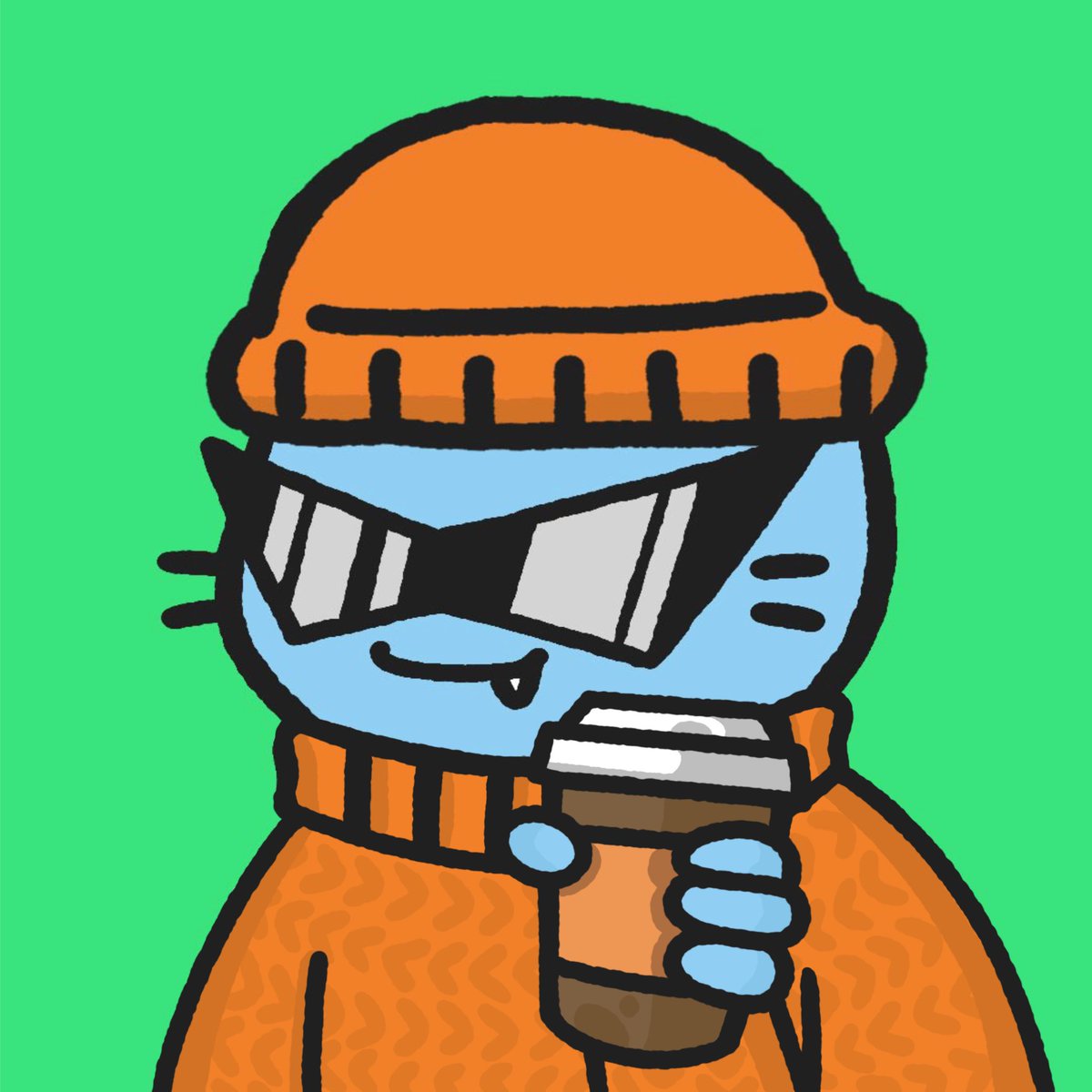 aBuzzedBee's tweet photo. 🍂Happy October 1st &amp; Coffee Day🍂

Made some cozy assets for the @coolcatsnft fam this morning so check out the thread to grab the pngs!
If you need help adding the images over your Cats, lmk via a comment.

Model Cat: @0xscottyb 💛 https://t.co/NNPT1voMtG