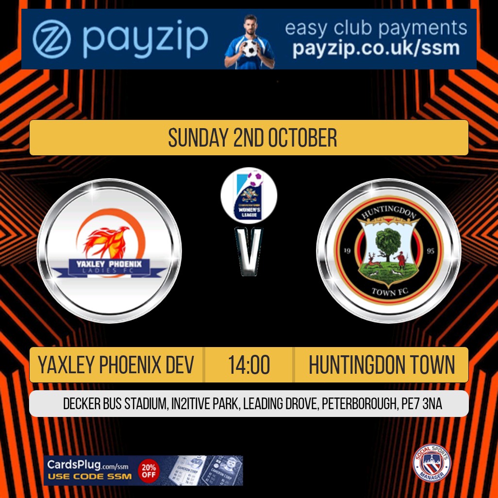 HuntersTownFCWo's tweet photo. The ladies travel to @YaxleyPhoenixFC Devs for their 2nd league game, looking to build on their great performance from the last match.
#fortheplayers #hunters 🏹⚽️🔴⚫️ https://t.co/fPp5A6vLm7