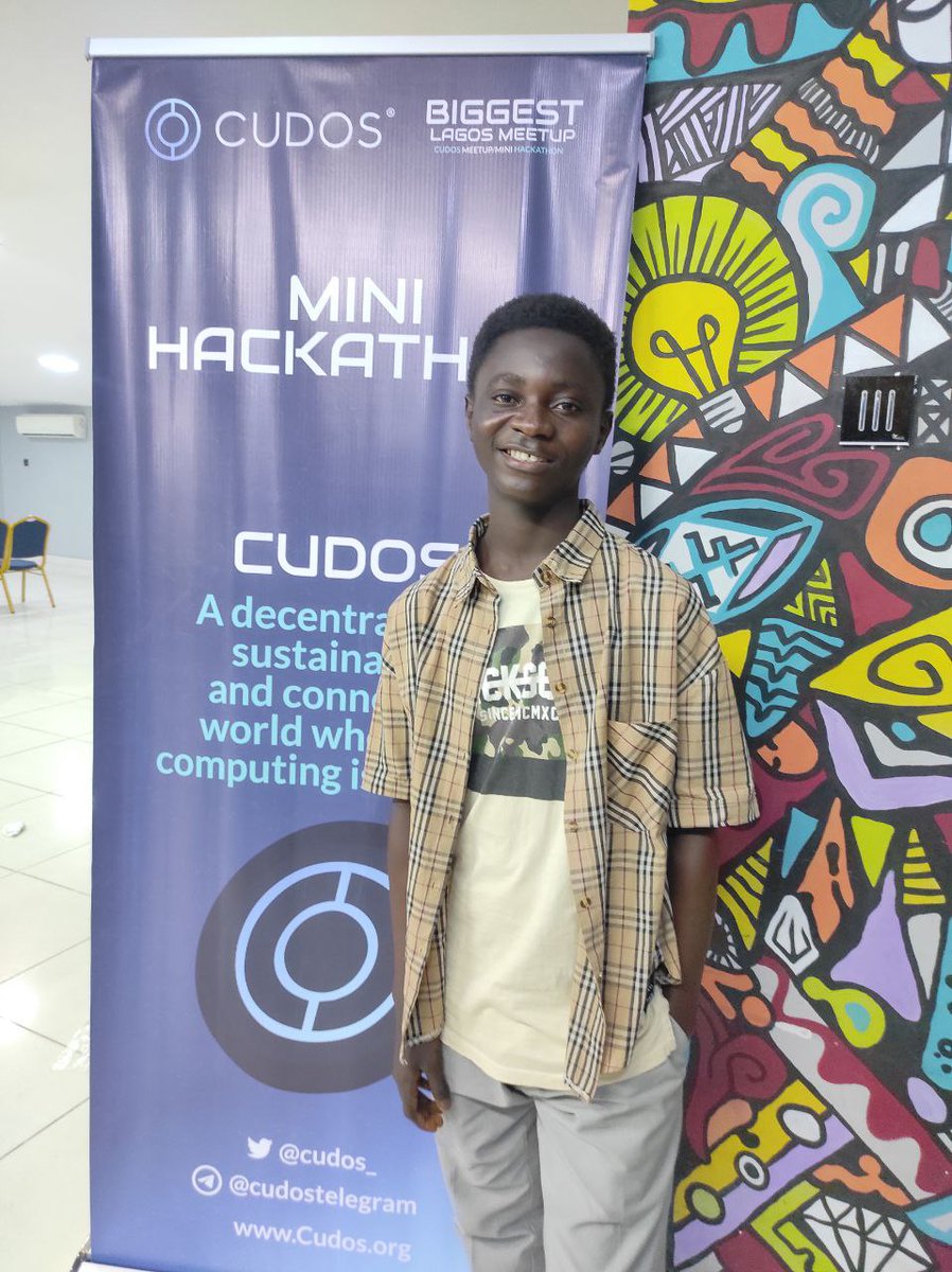 samcodedev's tweet photo. #CudosMeetupLagos was a memorable day i connect with new people and also learnt alot during the meet up, and it was also fun 😊 @CUDOS_ @GenZtechies https://t.co/zqfrStUK9c