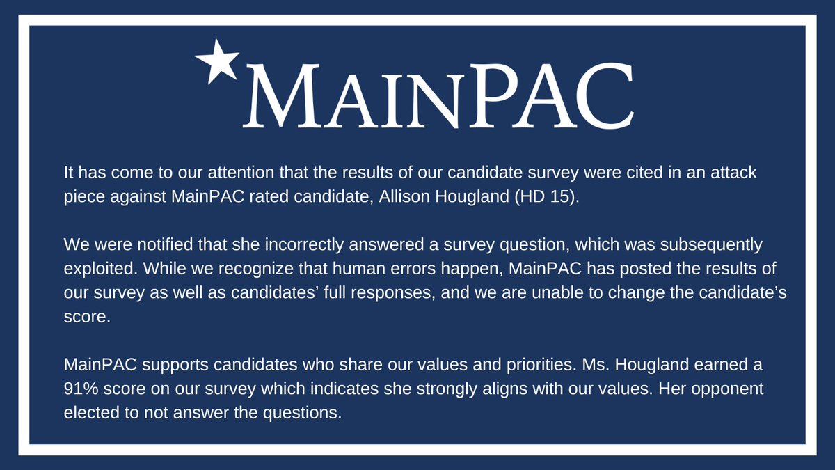 main_pac's tweet photo. See our statement below regarding an attack ad on MainPAC rated candidate, Allison Hougland (HD 15). #KSLeg https://t.co/ha5r2LopaQ