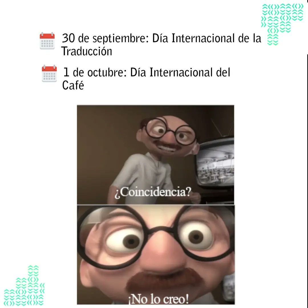 entrecomillasbc's tweet photo. Feliz Día Internacional del Café, colegas🤭☕ https://t.co/0j3CEyS1Br