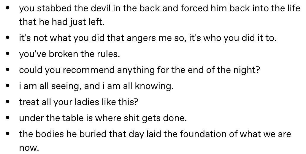 ⠀
            COMMENT  FOR  AN  
       ASSOCIATED  STARTER  OR  
    ADD  '++'  TO  HAVE  MY  MUSE  
          START  THE  DIALOGUE
⠀