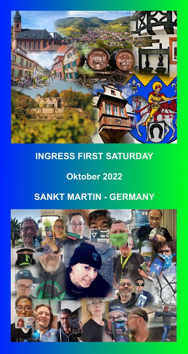 #IngressFS #お家でFS #VirtualFirstSaturday #FSatHome #IngressFSatHome #Ingress #RheinNeckar #Metropolregion #FSSanktMartin #SanktMartin #FSRheinNeckar  IFS Sankt Martin GER October 2022