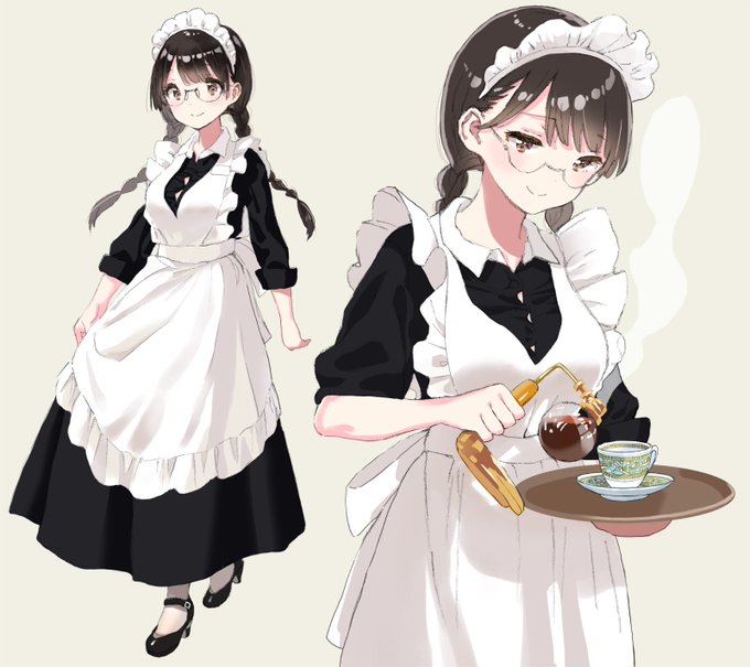 「maid pouring」 illustration images(Latest)