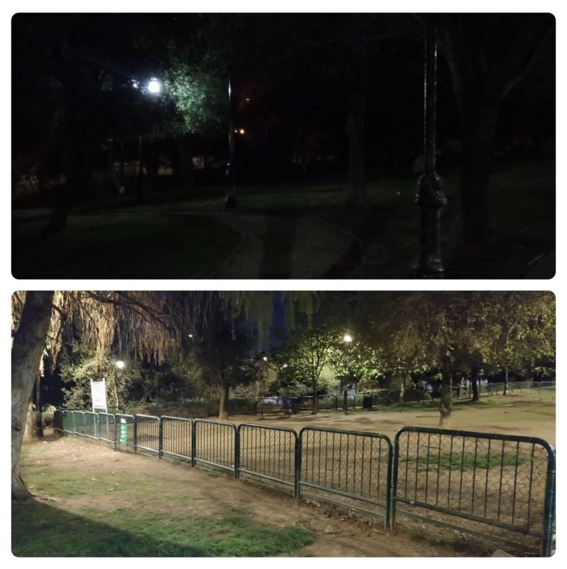 LC_luminarias's tweet photo. Parque Quebrada Honda, primera etapa listo https://t.co/g1gSOH4T3G