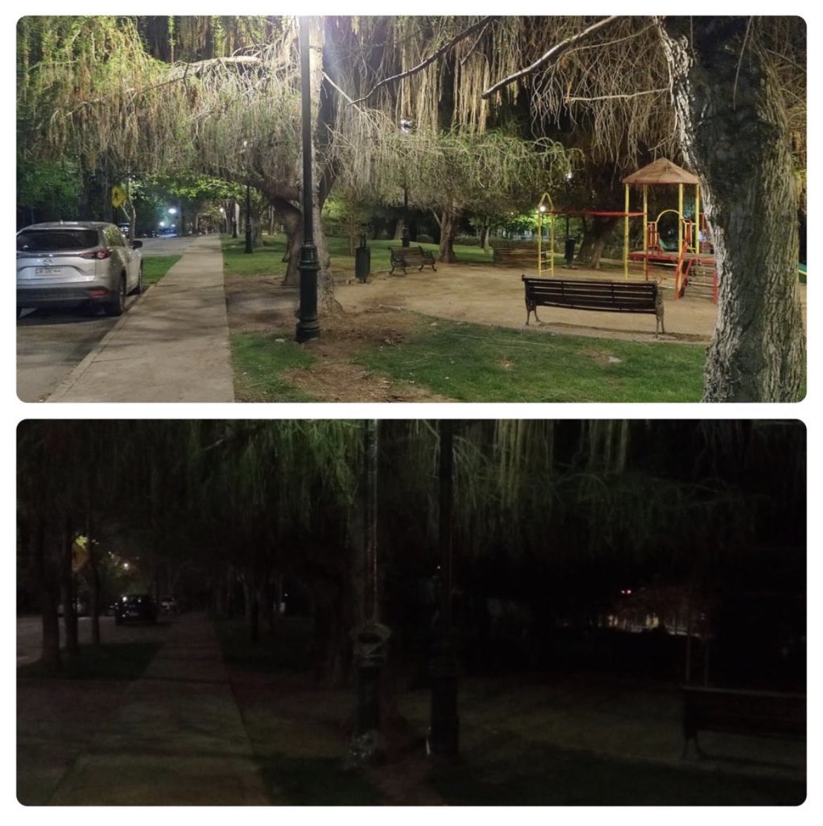 LC_luminarias's tweet photo. Parque Quebrada Honda, primera etapa listo https://t.co/g1gSOH4T3G