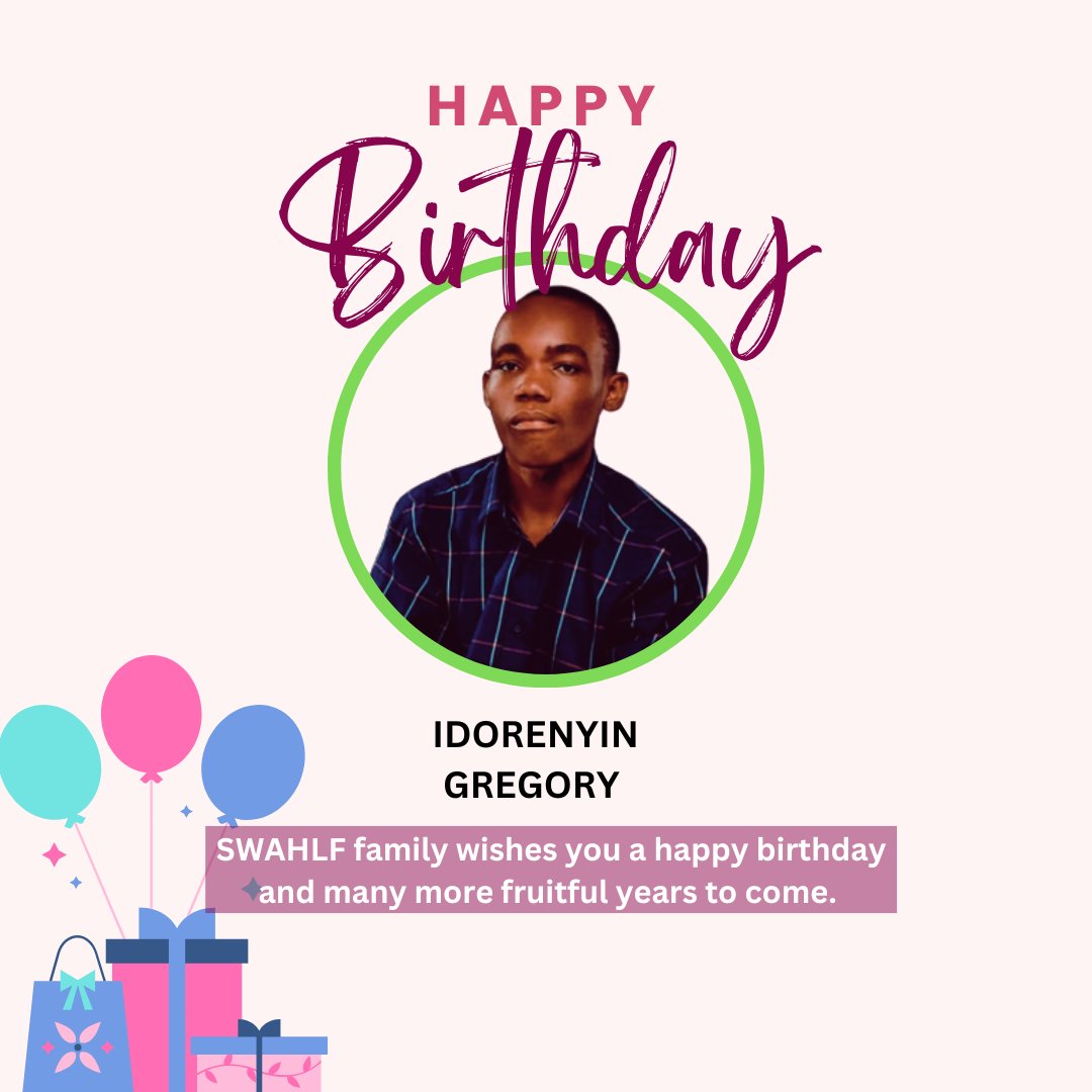 swahlfoundation's tweet photo. Happy birthday @idorenynGregory 🎉🎂 https://t.co/Zq3peSsnqK