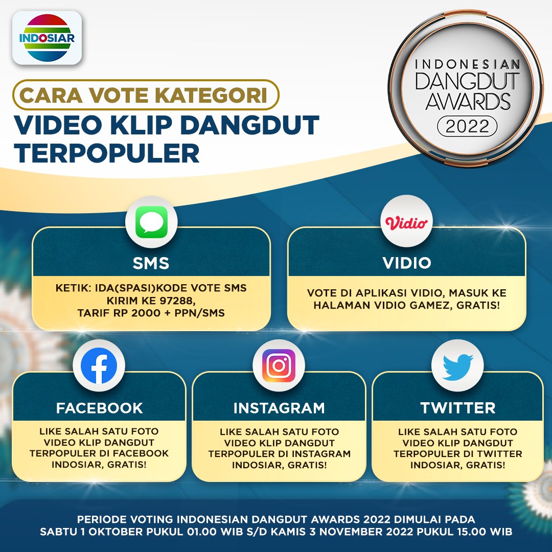 Like postingan ini untuk dukung video klip Sekali Seumur Hidup by Lesti Kejora di kategori VIDEO KLIP DANGDUT TERPOPULER di #IndonesianDangdutAwards2022! Geser untuk cek syarat &amp; ketentuan, ya!

#IndonesianDangdutAwards2022 #IDA2022