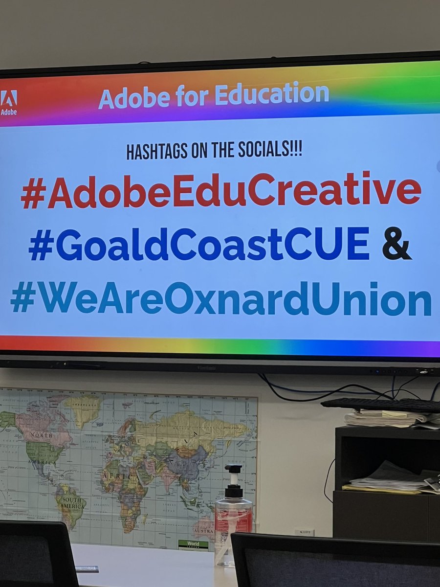 msmcquaidsclass's tweet photo. Have fun at Adobe for Education!
#AdobeEduCreative #GoldCoast #weareoxnardunion @RichardUrias https://t.co/wpoqpu5FKQ