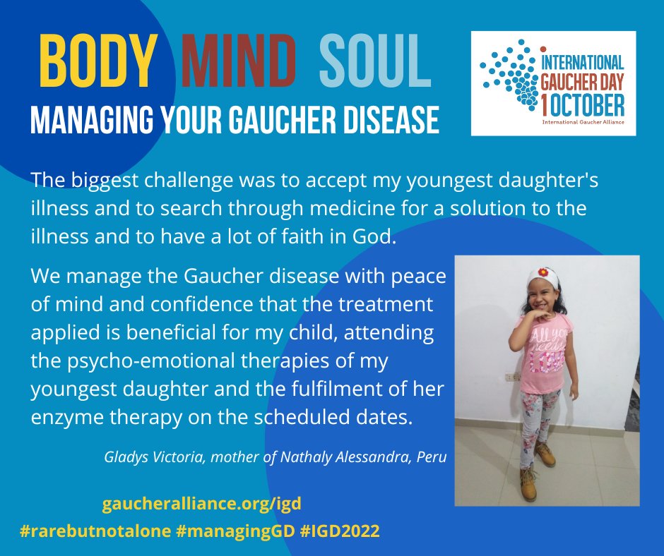 IGAgaucher's tweet photo. Gladys Victoria, the mother of Type 3 patient Nathaly Alessandra from Peru, talks about the importance of asking for help and support.
#IGD2022 #managinggd #rarebutnotalone https://t.co/hIPXGoW3ZQ