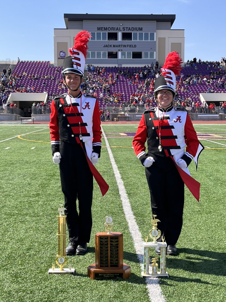 It’s a great Day to be a Husky
First place Class B Band Parade
Best overall ClassA/B Band Parade
Superior Rating Field Show