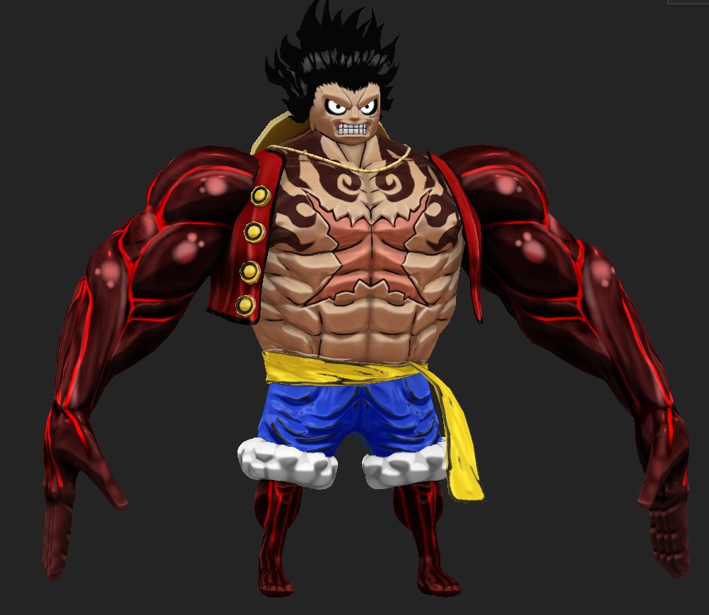 HOW TO MAKE FREE LUFFY GEAR 4 IN ROBLOX (one piece) 