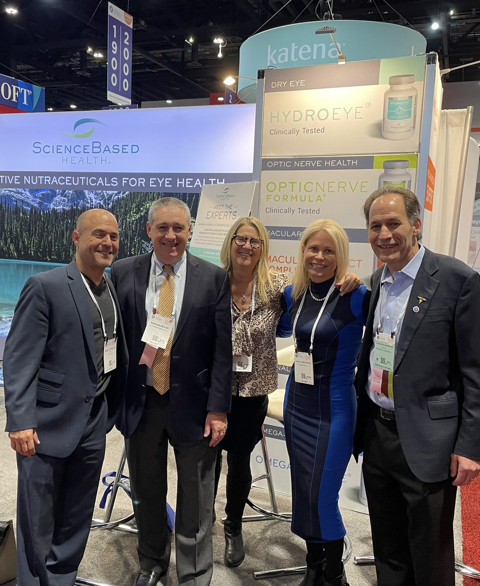 LaurenBLevine's tweet photo. Busy first day in the #SciencebasedHealth booth at the @aao_ophth @CathyEye @zacdenning1 @OPHTHALMOLOGIST @ParagMajmudarMD https://t.co/CpZd8vJRWj