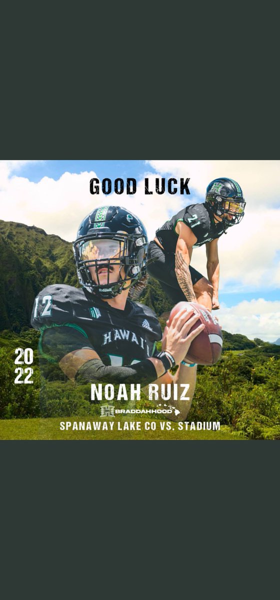 So much love weekly from <a href="/UH_FBRecruits/">Hawaii Football Recruiting</a> <a href="/HawaiiFootball/">Hawaii Football</a>
Thank you so much. We beat Stadium 42-0 was a great W. 
<a href="/SWAY_Football/">SLHS Football</a> <a href="/BrandonHuffman/">Brandon Huffman</a>
<a href="/MaxPreps/">MaxPreps</a>
 <a href="/PrepRedzoneWA/">Prep Redzone Washington</a> <a href="/247fbrecruiting/">Football Recruiting</a> <a href="/NW_Spotlight/">NW SPOTLIGHT ATH'S</a>