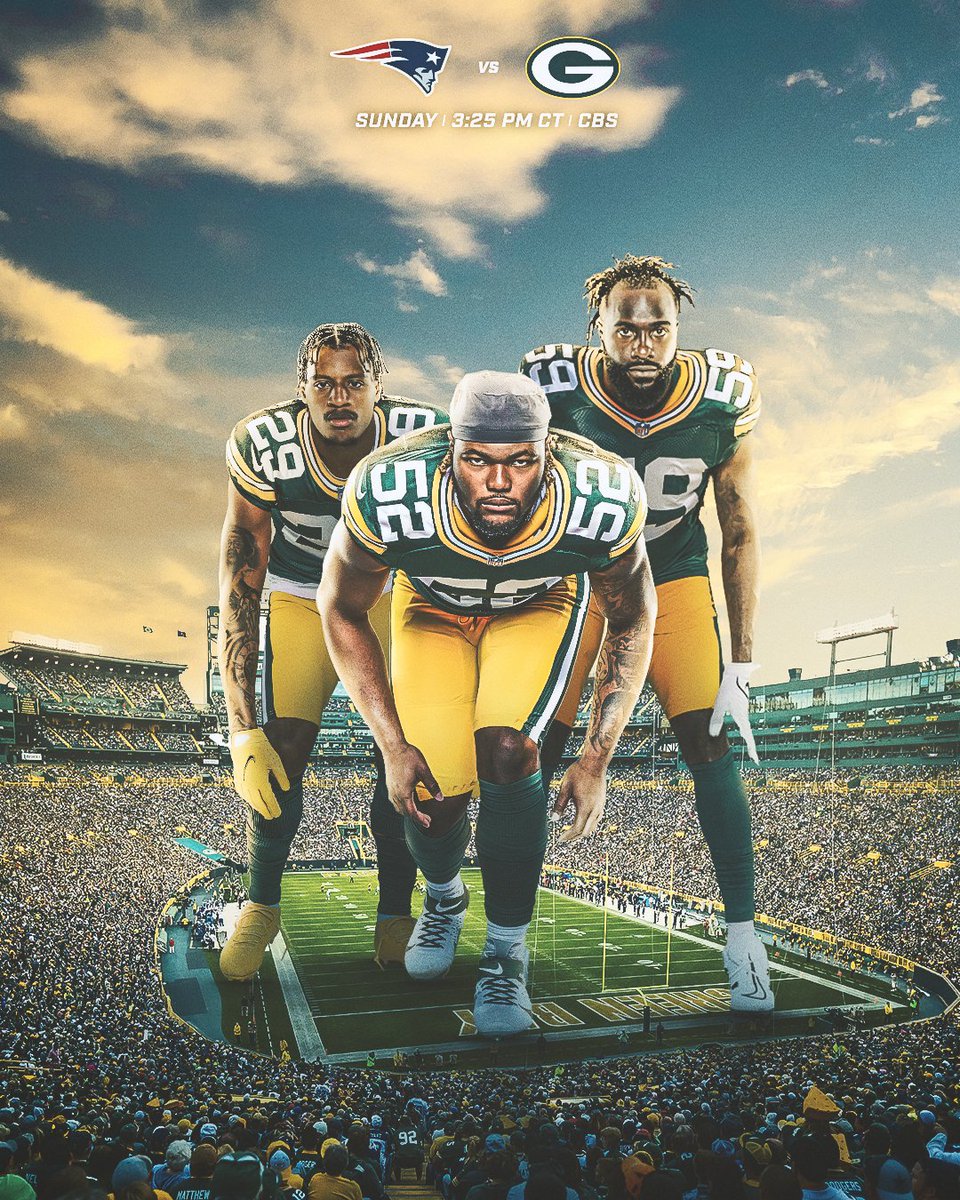 Defend our house.

#NEvsGB | #GoPackGo