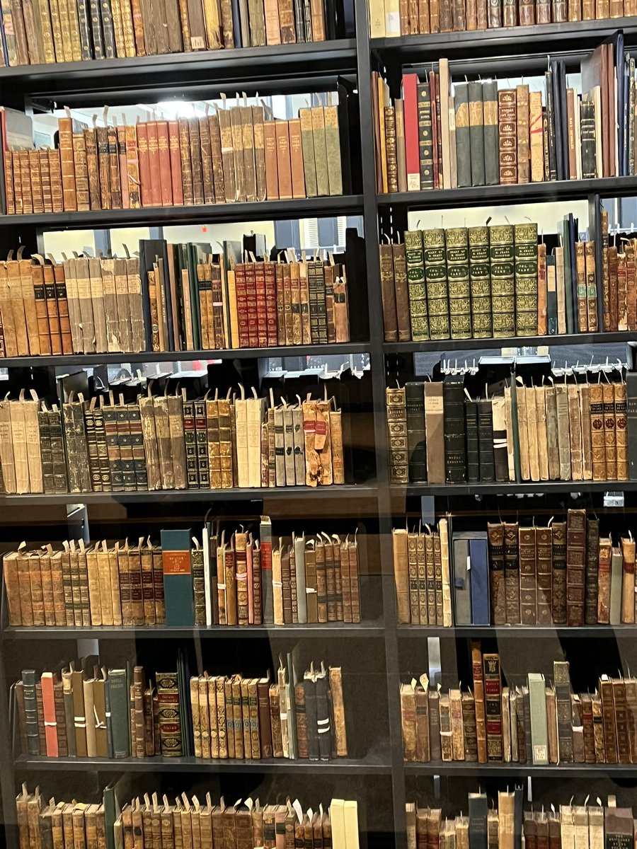 LauraDeNardis's tweet photo. I forgot how amazing it was to work next door to the Beinecke Rare Book and Manuscript Library. #GutenbergBible #ISP25 https://t.co/GffZsCqFiR
