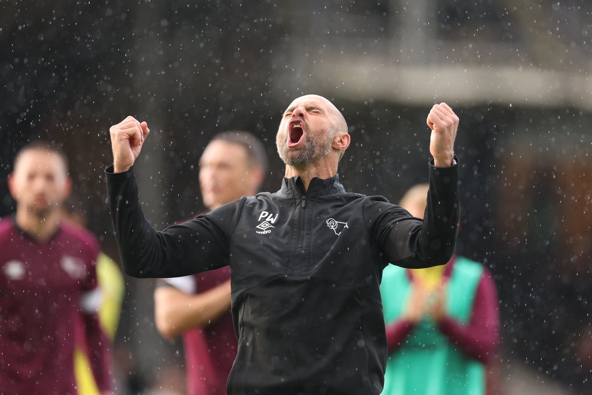 RyanBPhoto's tweet photo. Great start to the new job for Paul Warne @dcfcofficial Shot for @ShutterstockNow @CanonUKandIE #derbycounty #derby #dcfc #camder #canon #rams #paulwarne https://t.co/fByq5sSLpp