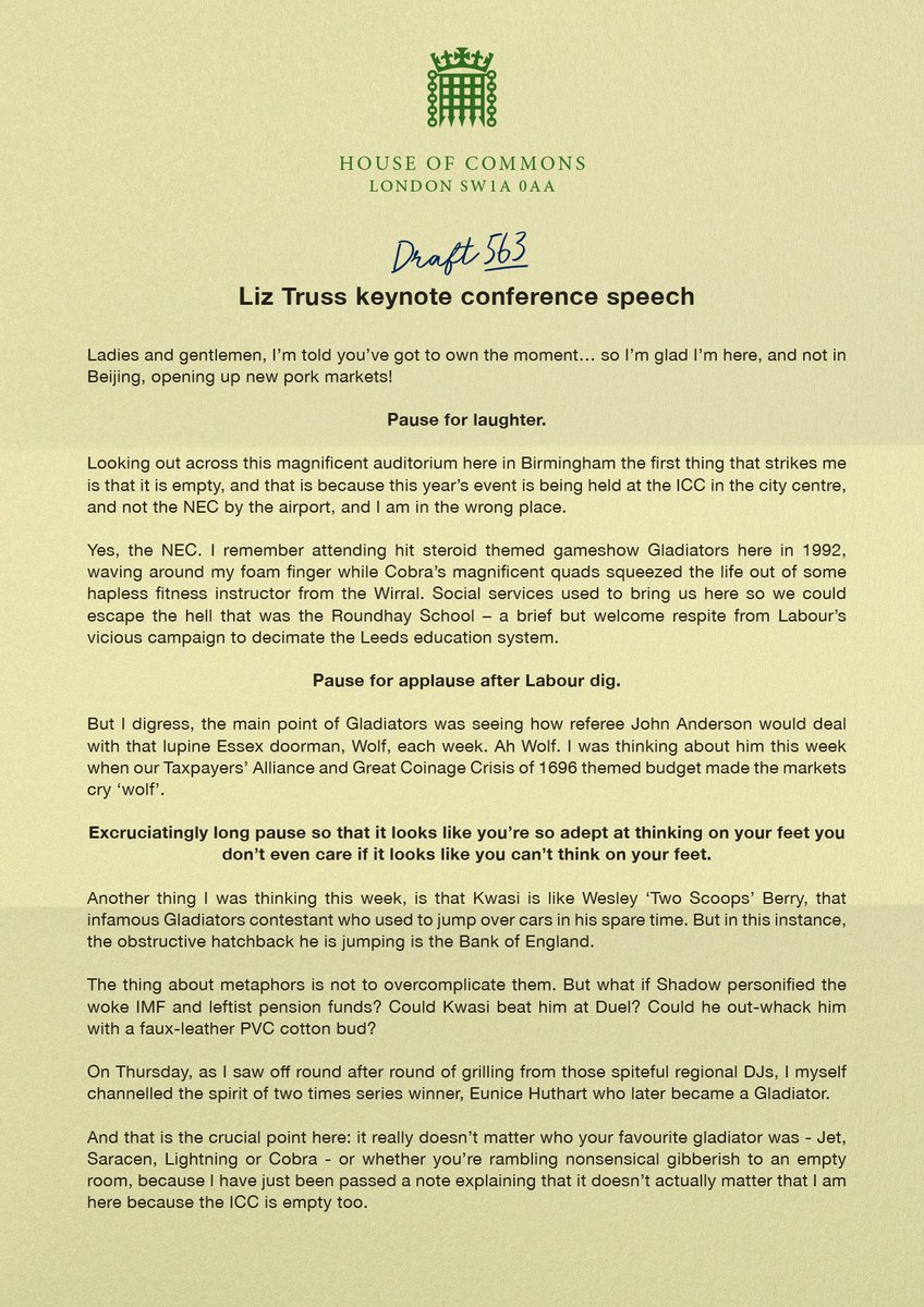 <a href="/trussliz/">Liz Truss</a> <a href="/Conservatives/">Conservatives</a> Liz, i just got hold of a copy of your speech, what should I do with it?
