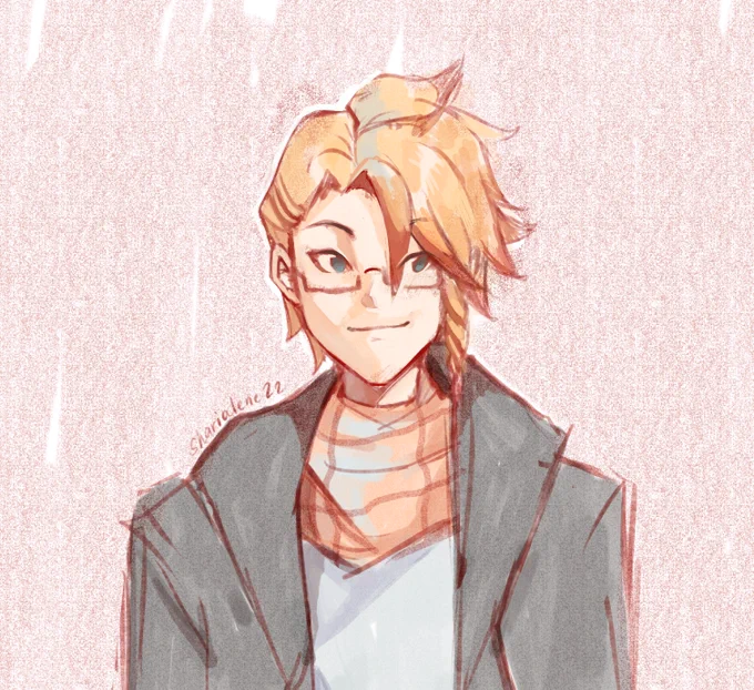 Gonna try to do random daily sketches of my faves this October...starting off with this seiso casual megane Axel sketch#Artxel 