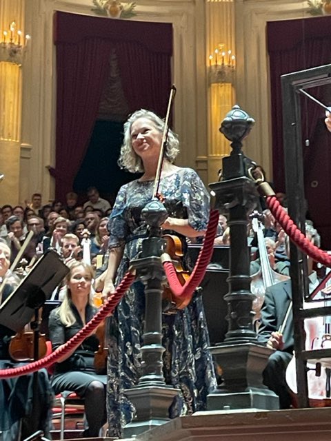 mvwegen's tweet photo. @violincase @Concertgebouw Dear Hillary, you played a great performance of Dvorak. So happy to have been there in the Concertgebouw. https://t.co/68BHM1PRv6
