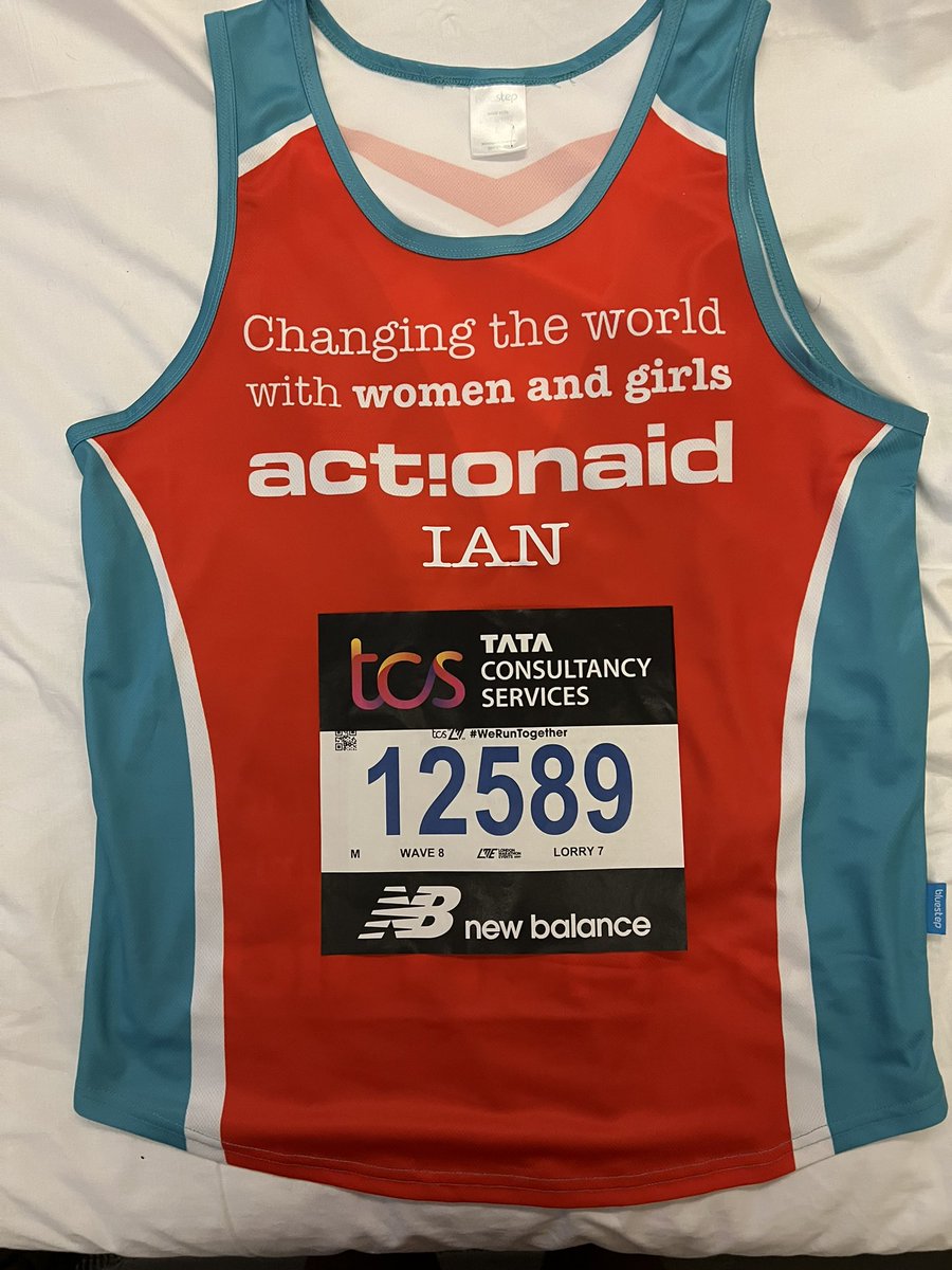 A few hours left for the big event @LondonMarathon all in aid of @ActionAidUK #WeRunTogether   #irunclean #gibraltar @GibChronSports