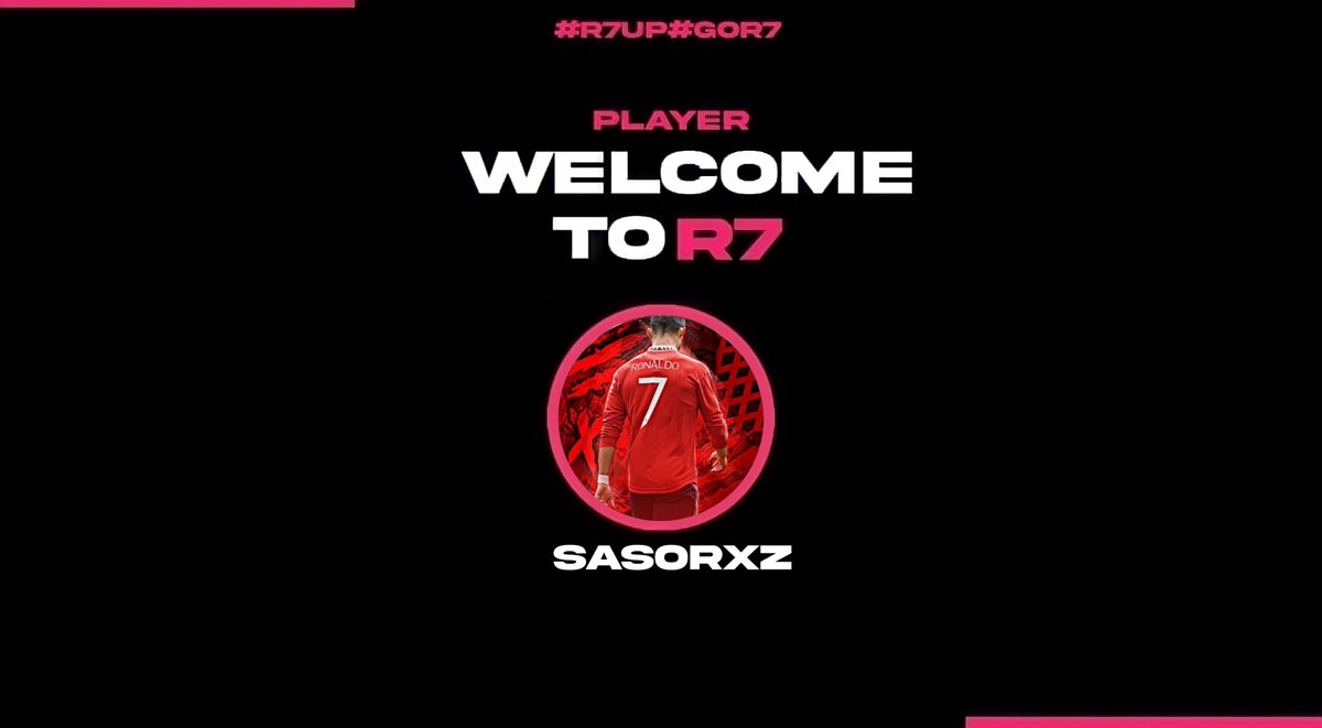 R7_Team_'s tweet photo. New player 🖤💞
Welcome to R7 @vitinspt 🔥
#R7up https://t.co/b6UcpoZTHb