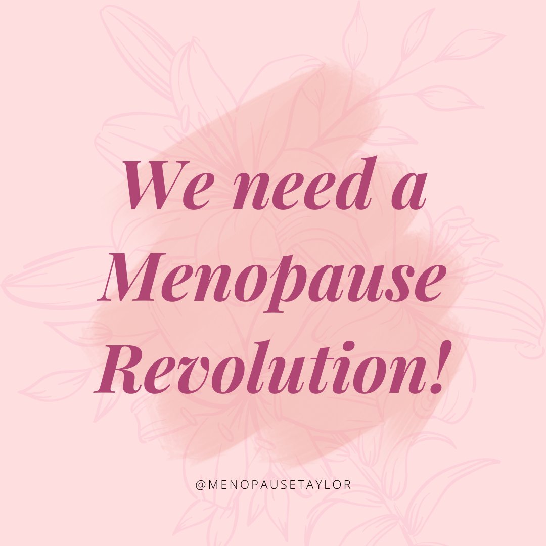 BarbieTaylorMD's tweet photo. Happy 1st of October, my hormone-deficient dames. It’s Menopause Awareness Month! 

Did you know that #menopause is the most neglected topic on planet earth? If women don’t talk about it, no one will! We NEED (&amp; deserve) a menopause revolution.

#MenopauseAwarenessMonth https://t.co/JCJ02ykUp9