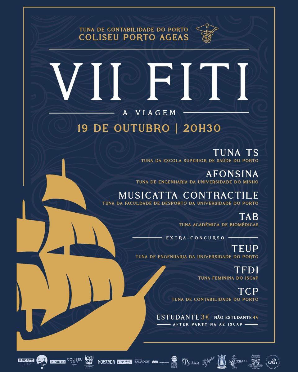 Ainda não sabes onde vais estar dia 19?

Tenho uma sugestão 😉

Bilhetes aqui: ticketline.sapo.pt/evento/vii-fes…