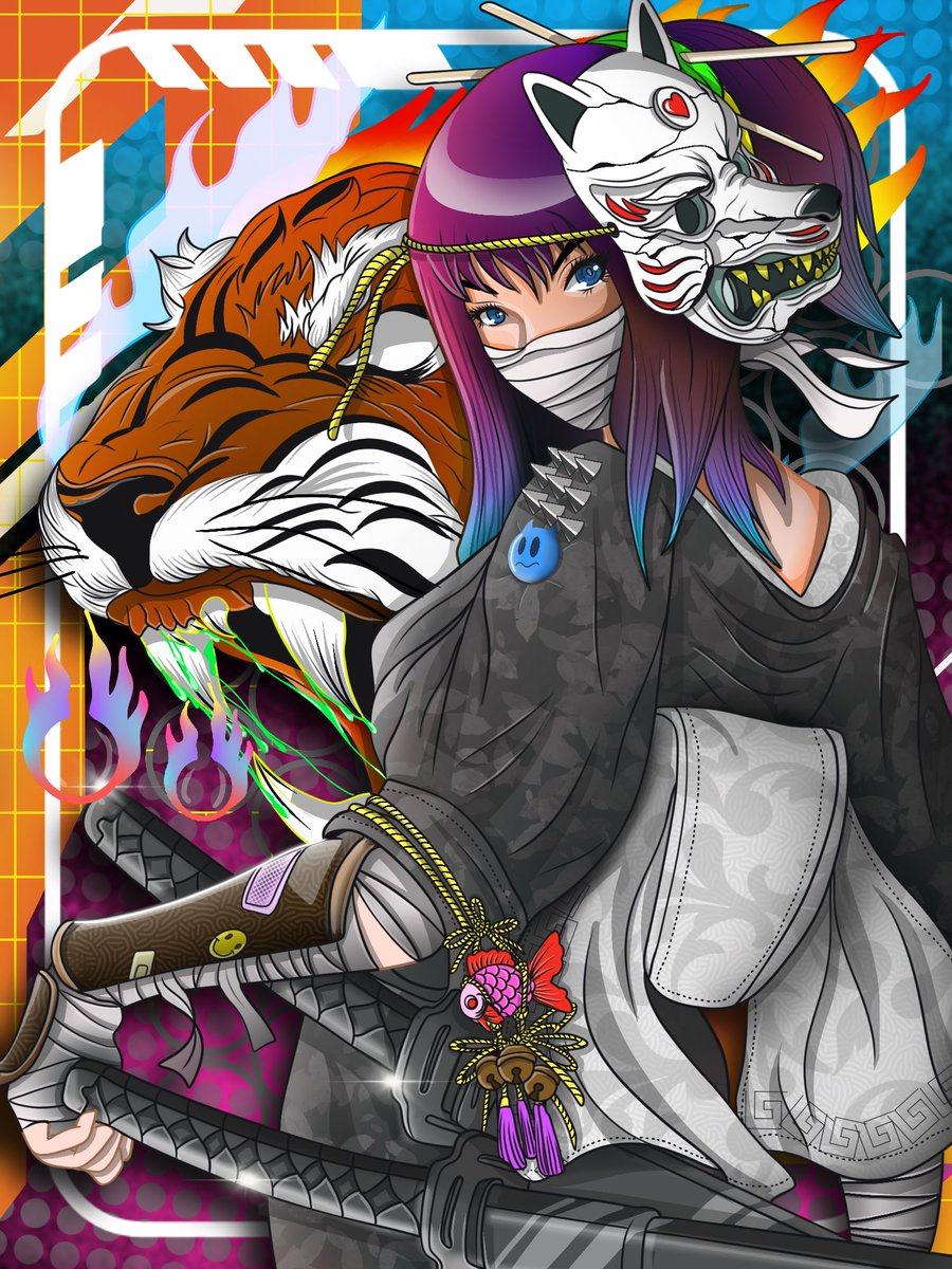 New drop🔥
SAMURAI TIGER🐯
10/10
1,5 $XTZ
<a href="/TeiaCommunity/">Teia Community</a> 
🔗teia.art/objkt/784249
<a href="/objktcom/">objkt</a> 
🔗objkt.com/profile/tz2N8o…
 #NFTJapan #NFTComunity #nftdrop #tezos #tez #NFTartists