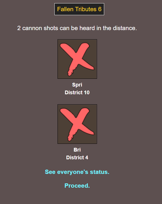 👾 XSTATE HUNGER GAMES on Twitter "FALLEN TRIBUTES"