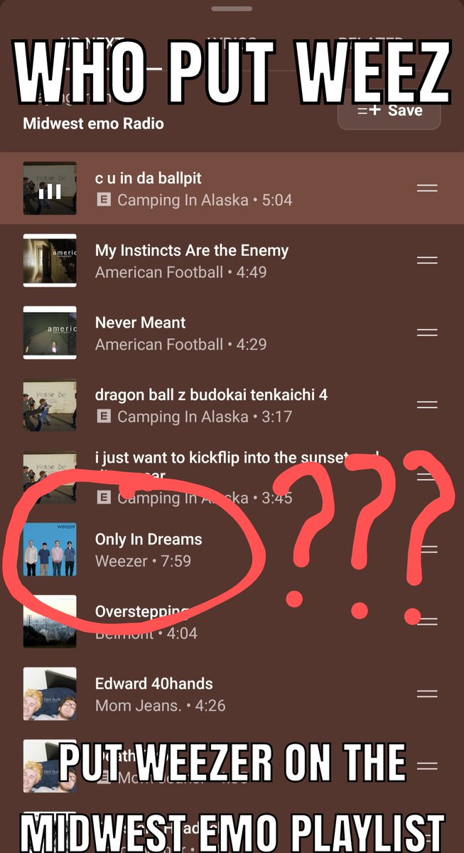 c'mon guys weezer doesn't go there