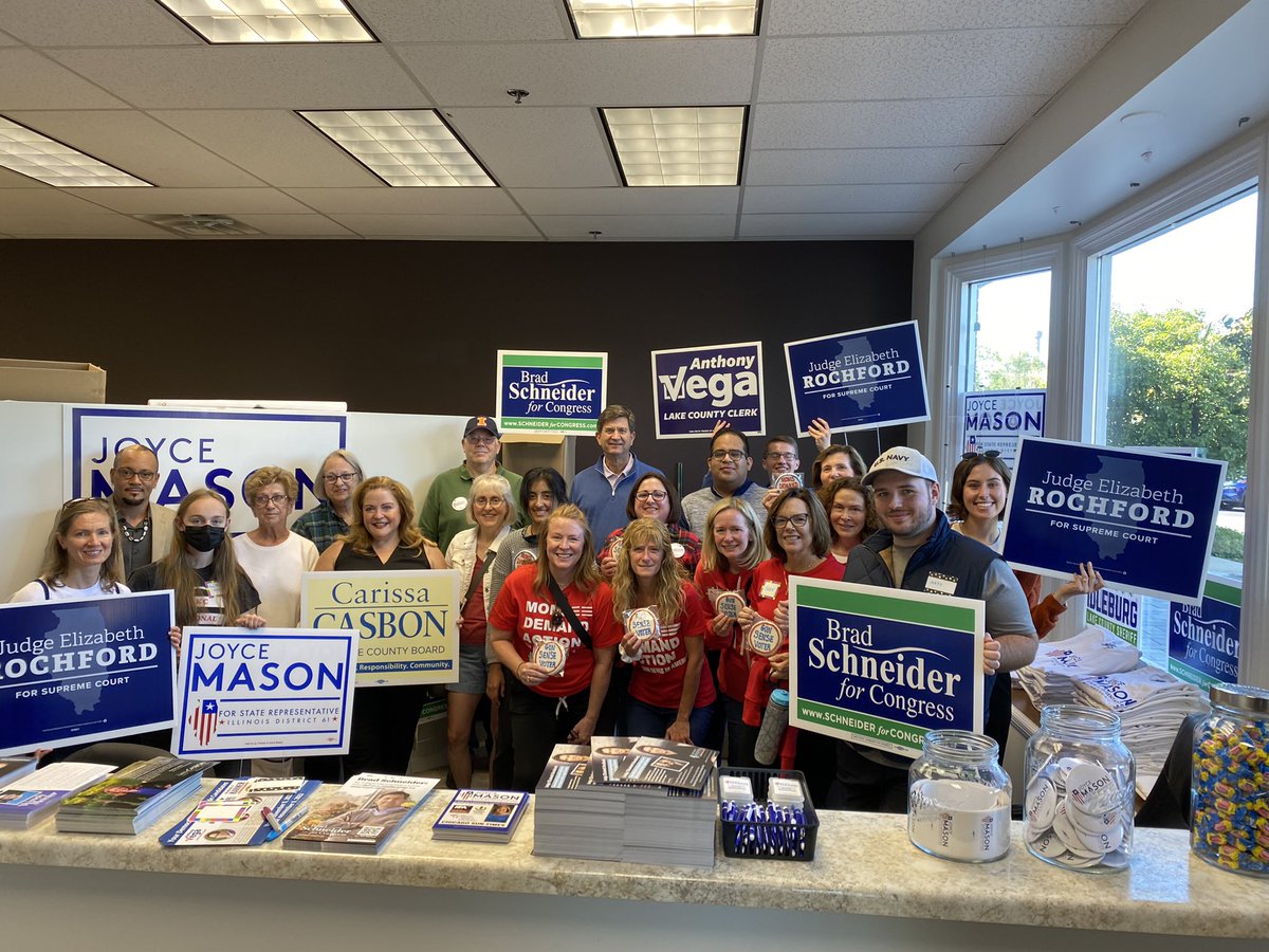 We will win this election by out-working our opponents and showing up for voters where it counts. 

Thank you to everyone — especially <a href="/MomsDemand/">Moms Demand Action</a> — who came out to knock doors today for me, @JudgeRochford, <a href="/VoteJoyceMason/">Joyce Mason</a>, @VoteVega22 and @Carissa4LCB7.