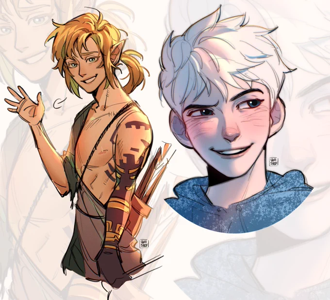 zhongchi doodles + some insta requests :> #GenshinImpact #zhongchi 