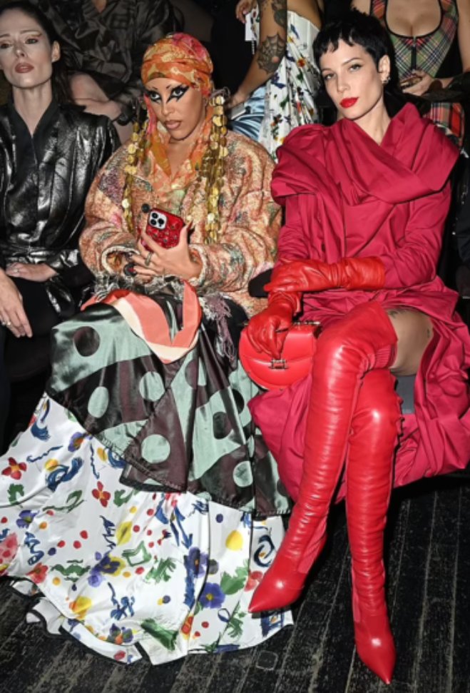 Lipstick Alley on Twitter "Doja Cat attends Vivienne Westwood's PFW