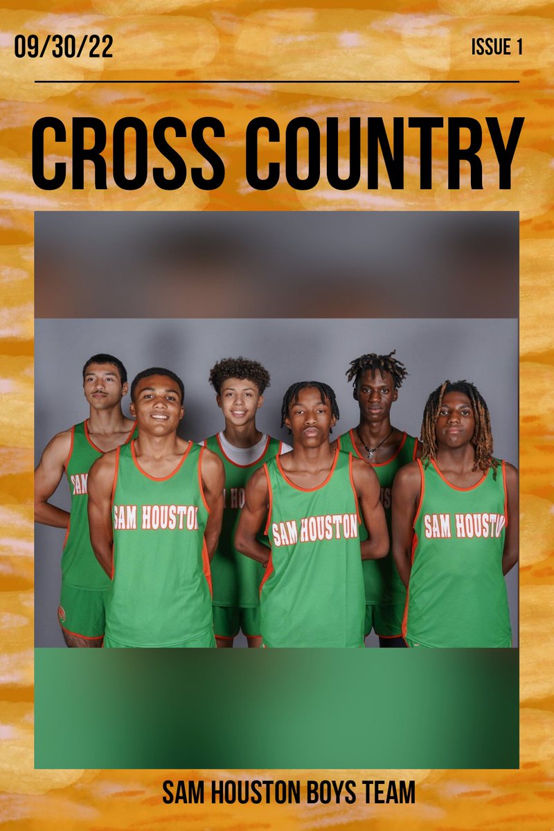 SAISDSamHouston's tweet photo. Sam Houston HS Cross Country Team!🏃‍♂️ 💚🧡#webelieve #hurricanepower https://t.co/rdouxB78vK