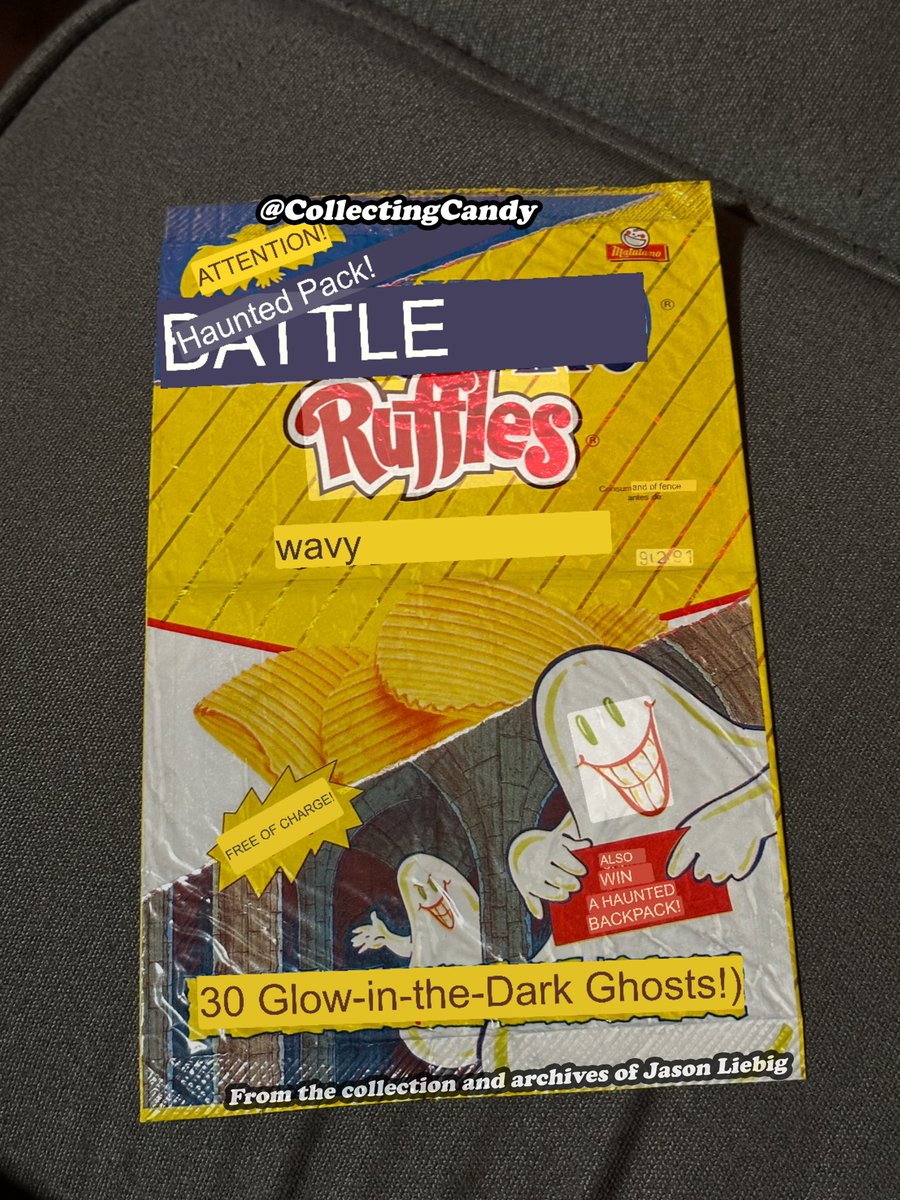 Collectingcandy's tweet photo. From 1991 Spain comes one of the greatest Halloween-themed @LAYS packages EVER!
Have you ever seen a cooler @RUFFLES package in your life?
@LaysESP #lats #halloween #potatochips #potatochipbag #snackpackaging #vintagepackaging #chipbag #1990s #90s #90snostalgia https://t.co/A0lHjeofR2