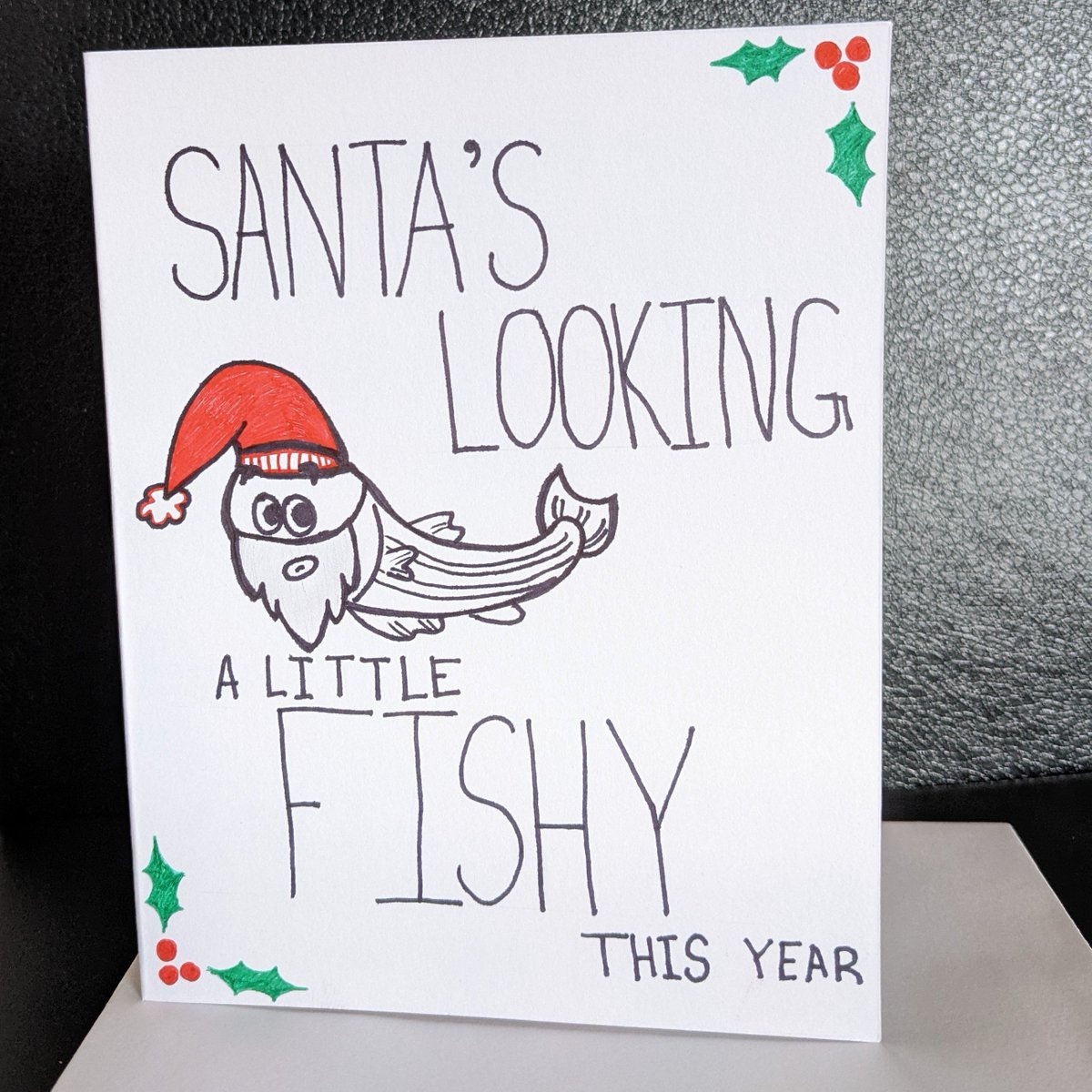 ErfaniVida's tweet photo. Stocking my store with new hand-made #zebrafish holiday cards! 

#tooearly?

@ZebrafishRock https://t.co/wD0nBSszEc