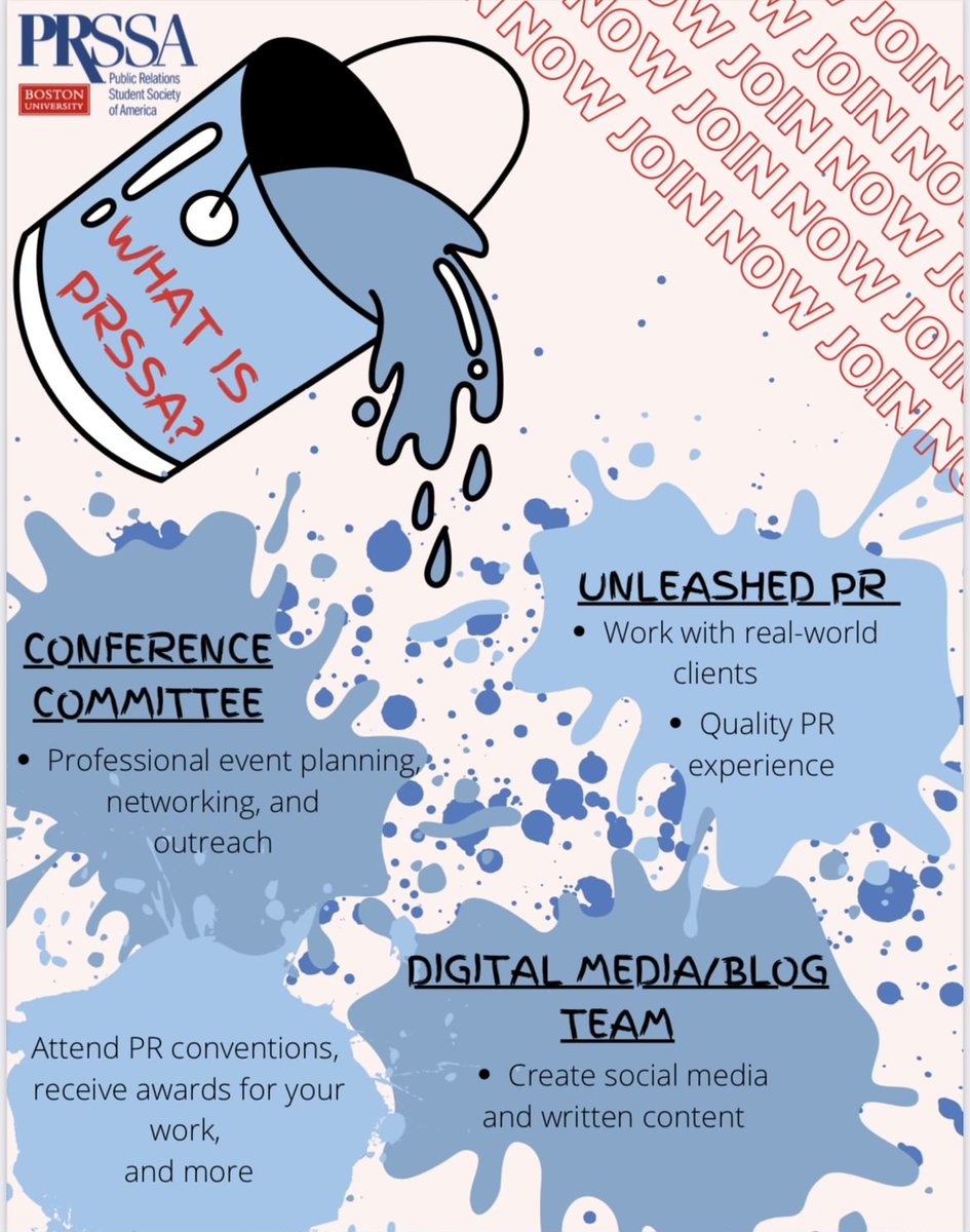 BUPRSSA's tweet image. Curious about how to get involved with PRSSA? Here's some information about our three subcommittees and their responsibilities! Reach out here or Instagram to learn more. 👏🏻