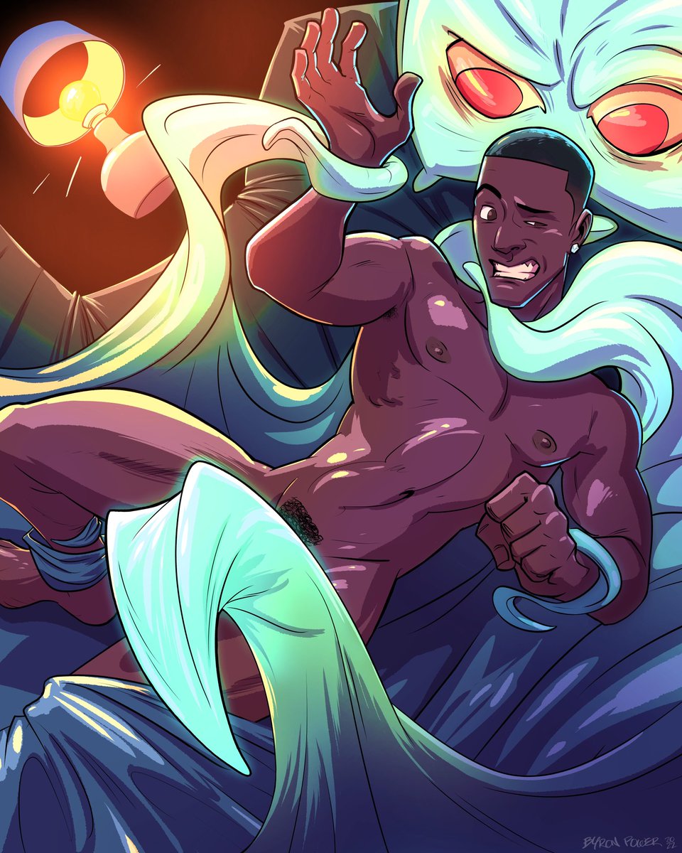 Byron_Power's tweet photo. HOMOWEEN 2022 - 1 - NIGHT OF THE LIVING BED!
It was not the wake-up call he had expected, but it wasn’t so bad…
The juicer version of this (like all my Homoween posts) is on my Patreon!
#homoween2022 #homoween #gayart #gaycomics #gayhorror #gayartist #britishgayart #byronpower https://t.co/NhzOygDq5O