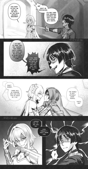 Balladeer and Abyss Princess

#scaralumi #lumine #scaramouche #GenshinImpact #原神 