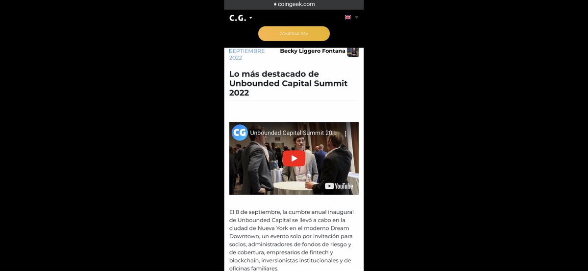 BlogueroDigital's tweet photo. Lo más destacado de Unbounded Capital Summit 2022
#ucsummit
El 8 de septiembre,
la cumbre anual inaugural
de Unbounded Capital @unboundedcap
se llevó a cabo en la ciudad de Nueva York.
+Info:
por @RebeccaLiggero
vía @RealCoinGeek.
#UnboundedCapital
✍️https://t.co/RR9ZQHQ22k👈👇 https://t.co/2bgPcEchF9