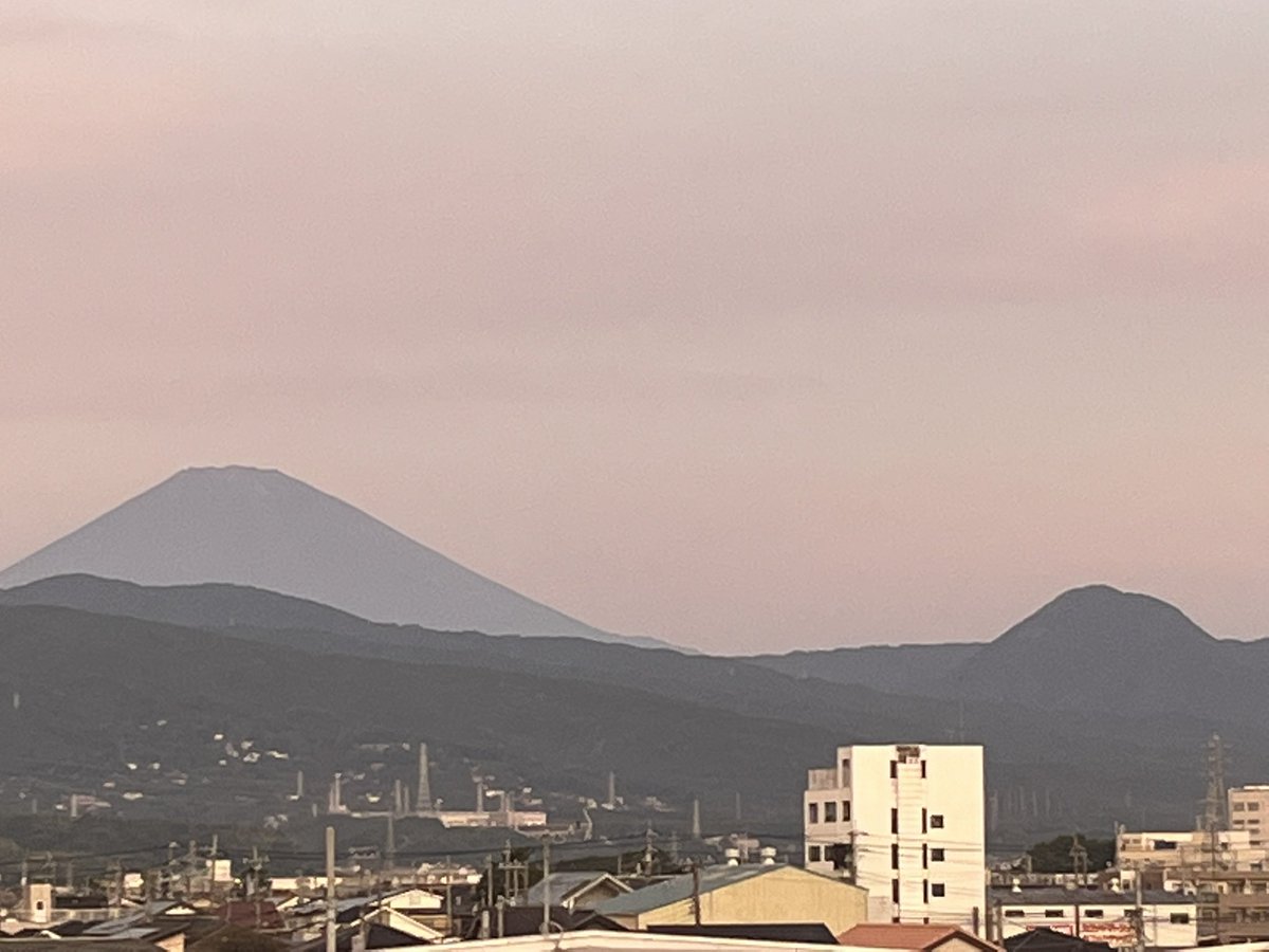 今日、小田原朝は晴れ☀️☀️☀️ 10月2日 🗻見える…