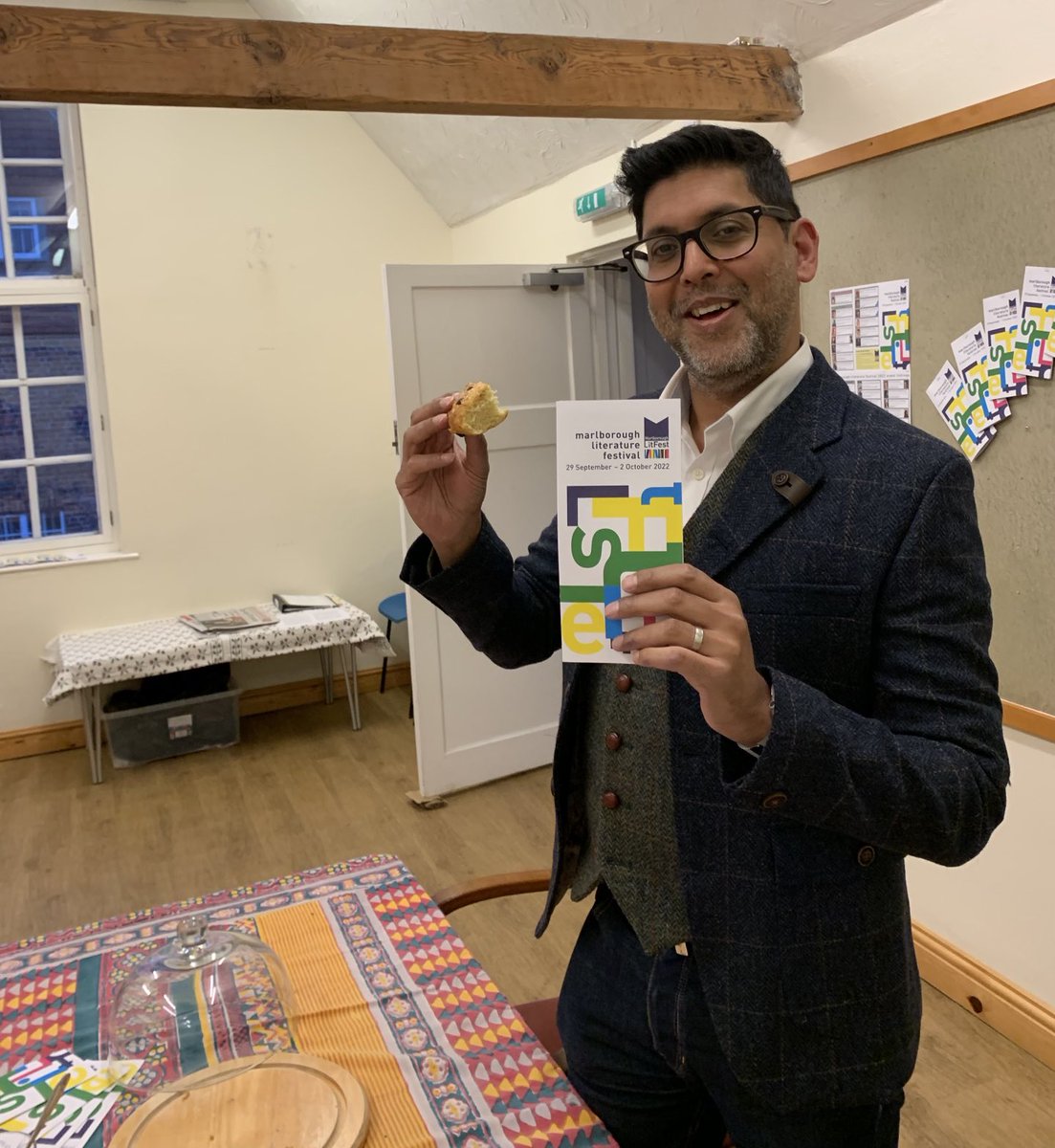 Marlborough LitFest (@marlblitfest) on Twitter photo Another happy #MarlboroughBun customer in our LitFest Green Room today😃<a href="/radiomukhers/">Abir Mukherjee</a> enjoying a well-deserved treat after his brilliant #TheShadowsofMen talk today👏@Waitrose Marlborough we feel an ad campaign in the making… Another happy #MarlboroughBun customer in our LitFest Green Room today😃<a href="/radiomukhers/">Abir Mukherjee</a> enjoying a well-deserved treat after his brilliant #TheShadowsofMen talk today👏@Waitrose Marlborough we feel an ad campaign in the making…